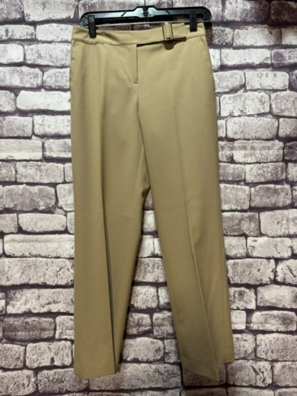 Ann Taylor LOFT Khaki Fully Lined Pants Size 4P